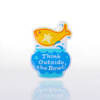 View larger image of Lapel Pin - Think Outside the Bowl! - Multi-Color