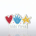 View larger image of Lapel Pin - Kids First Hands