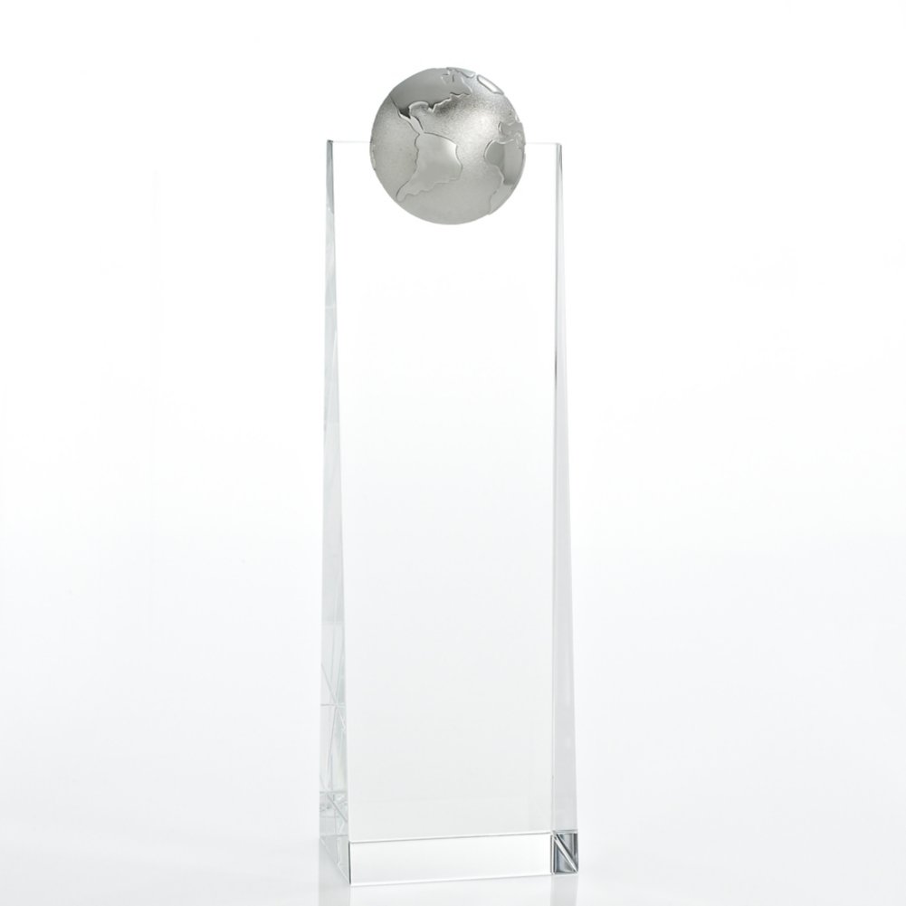 Crystalline Tower Trophy - Globe