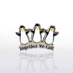 View larger image of Lapel Pin - Penguins Together We Can