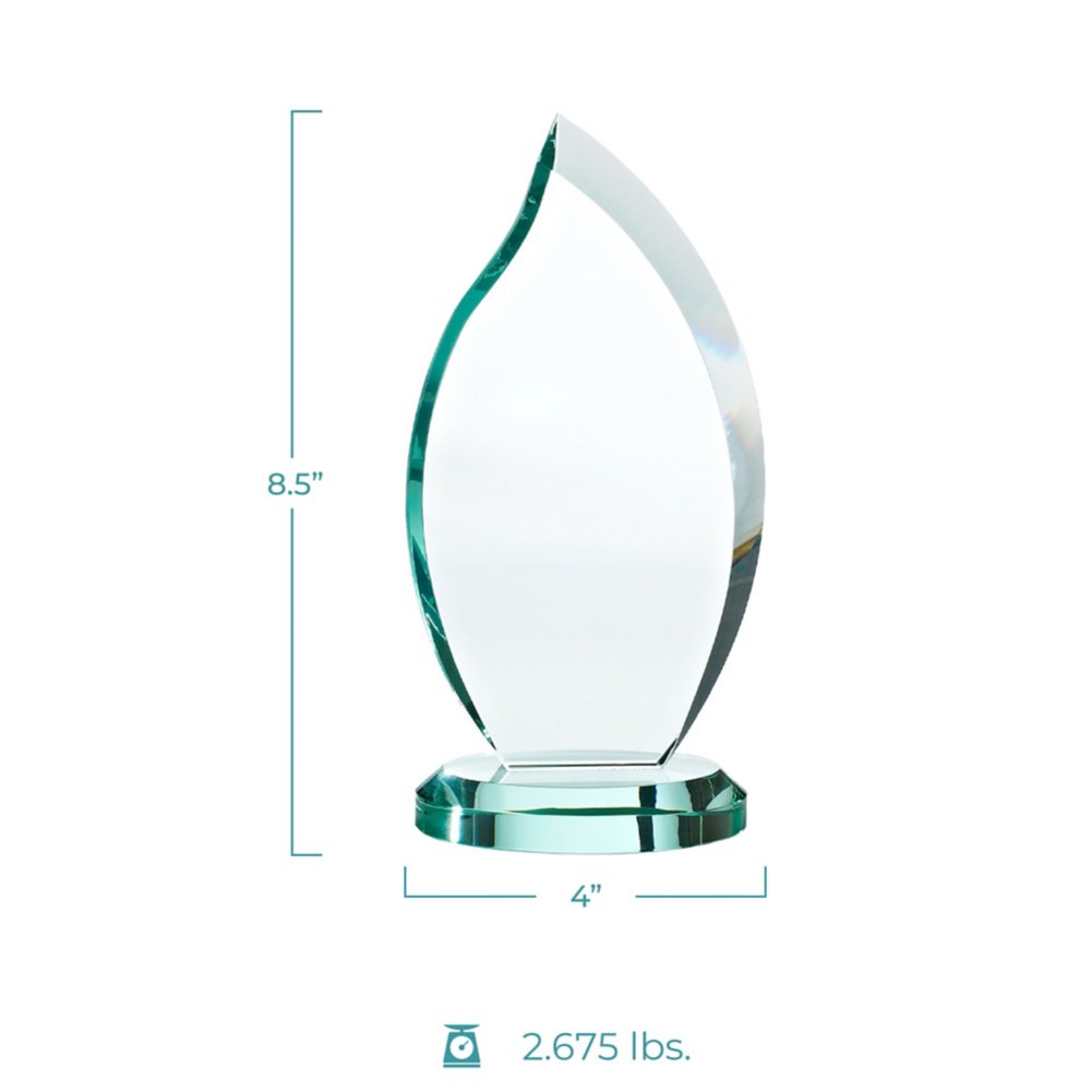 Premium Jade Trophy - Flame