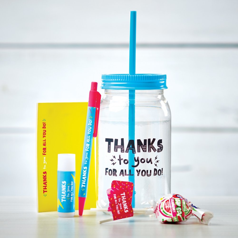 View larger image of Value Mason Jar Gift Set - Thanks to You for All You Do!