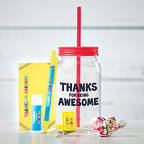 View larger image of Value Mason Jar Gift Set - Thanks For Being Awesome