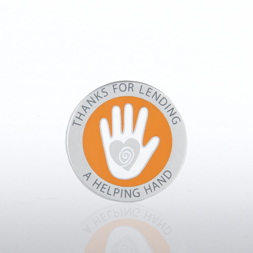 View larger image of Lapel Pin - Thanks for Lending a Helping Hand