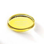 View larger image of Color Brite Glass Paperweight - Yellow