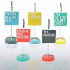 View larger image of PVC Memo Clip Pack - Exclamations