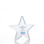 View larger image of Frosted Acrylic Trophy - Star - Full Color