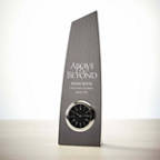 View larger image of Towering Achievement Metal Clock Trophy