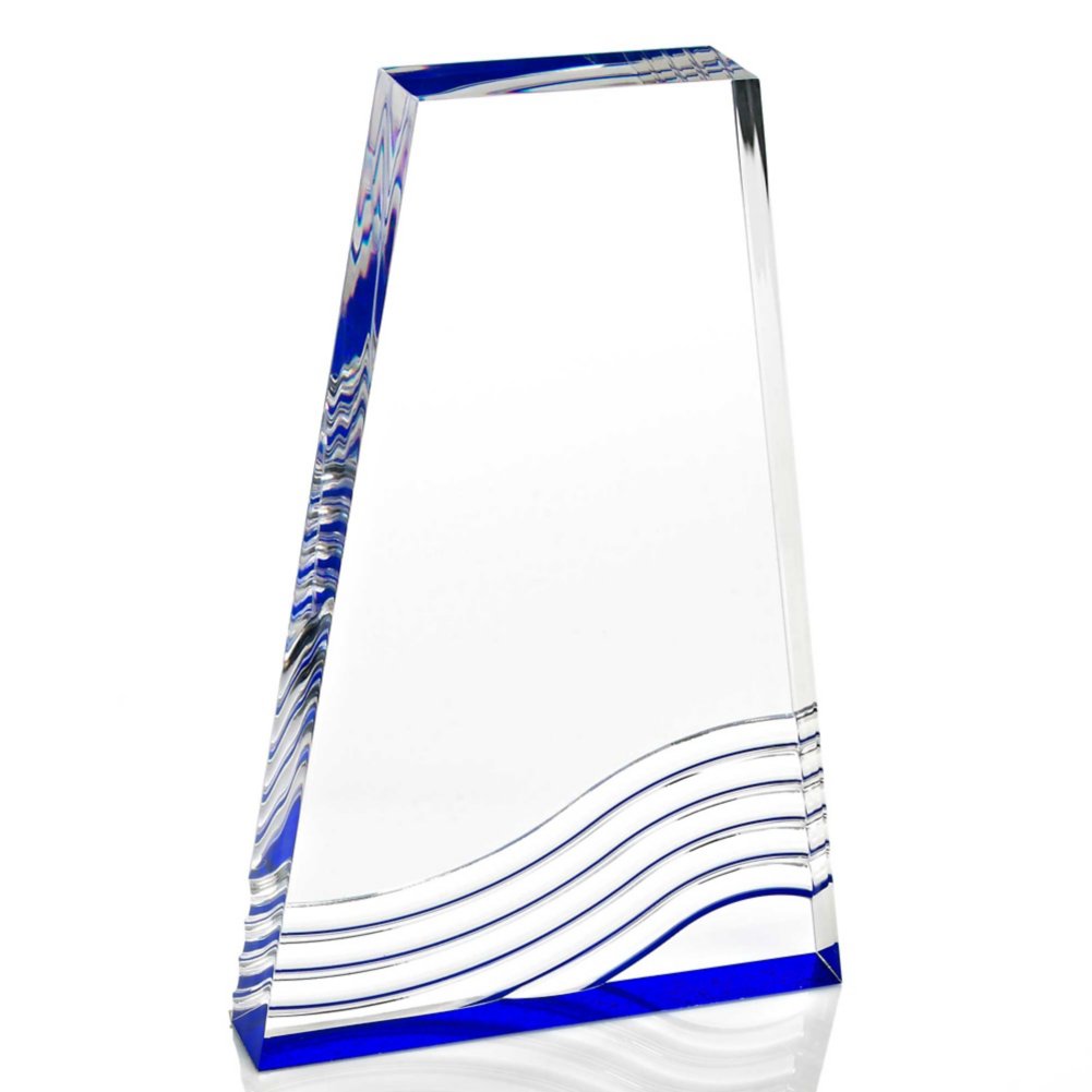 Blue Reflection Acrylic Award - Tower