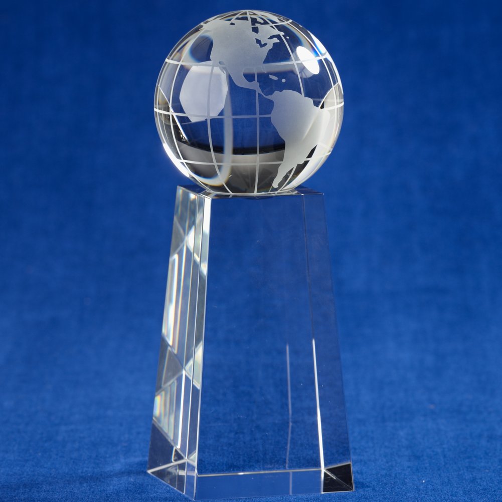 Crystal Trophy - Globe Tower