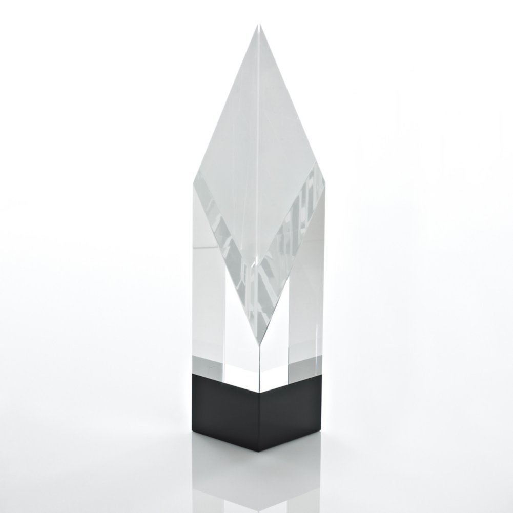 Elite Black Accent Trophy - Diamond