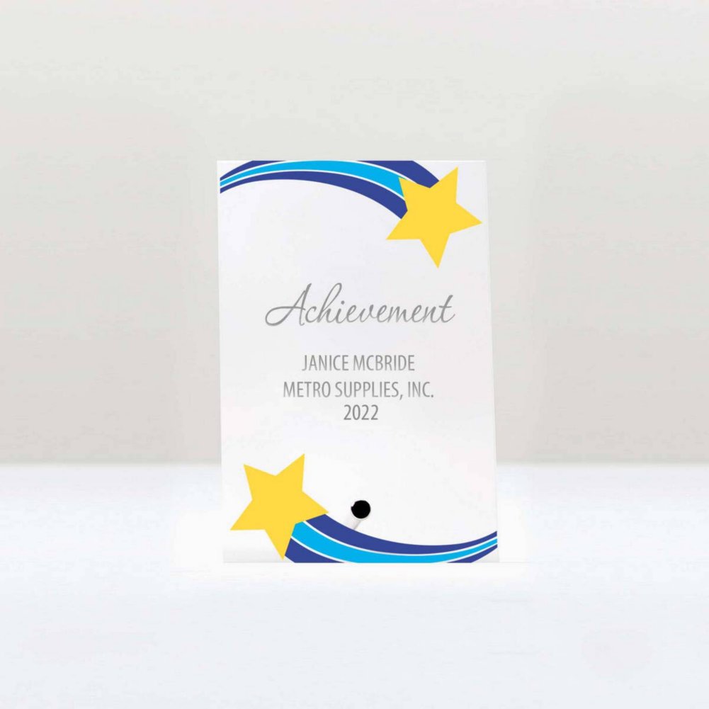 View larger image of Mini Acrylic Award Plaque - Shooting Star Frame