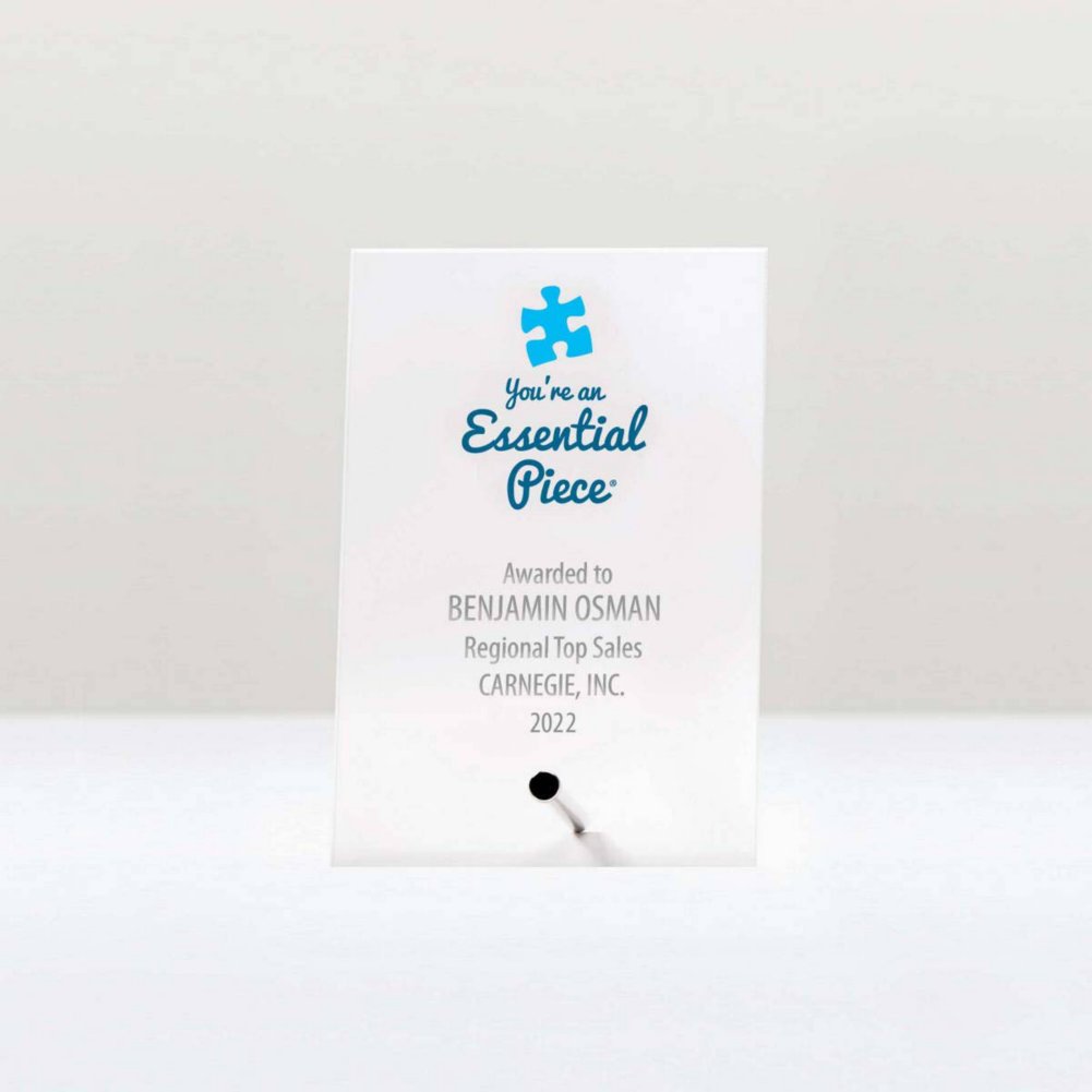 View larger image of Mini Acrylic Award Plaque - Essential Piece