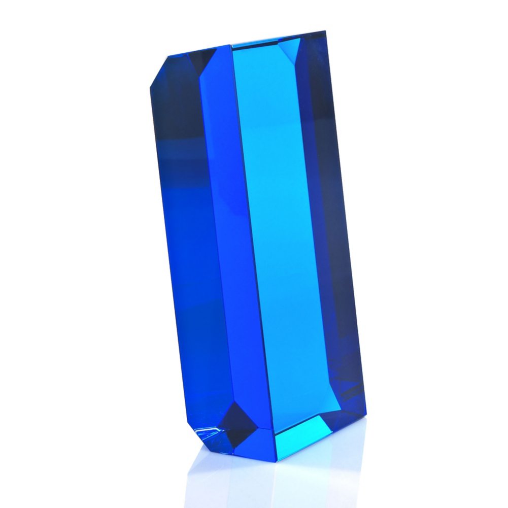 Crystal Block Trophy - Blue