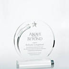 View larger image of Star Acrylic Trophy - Circle