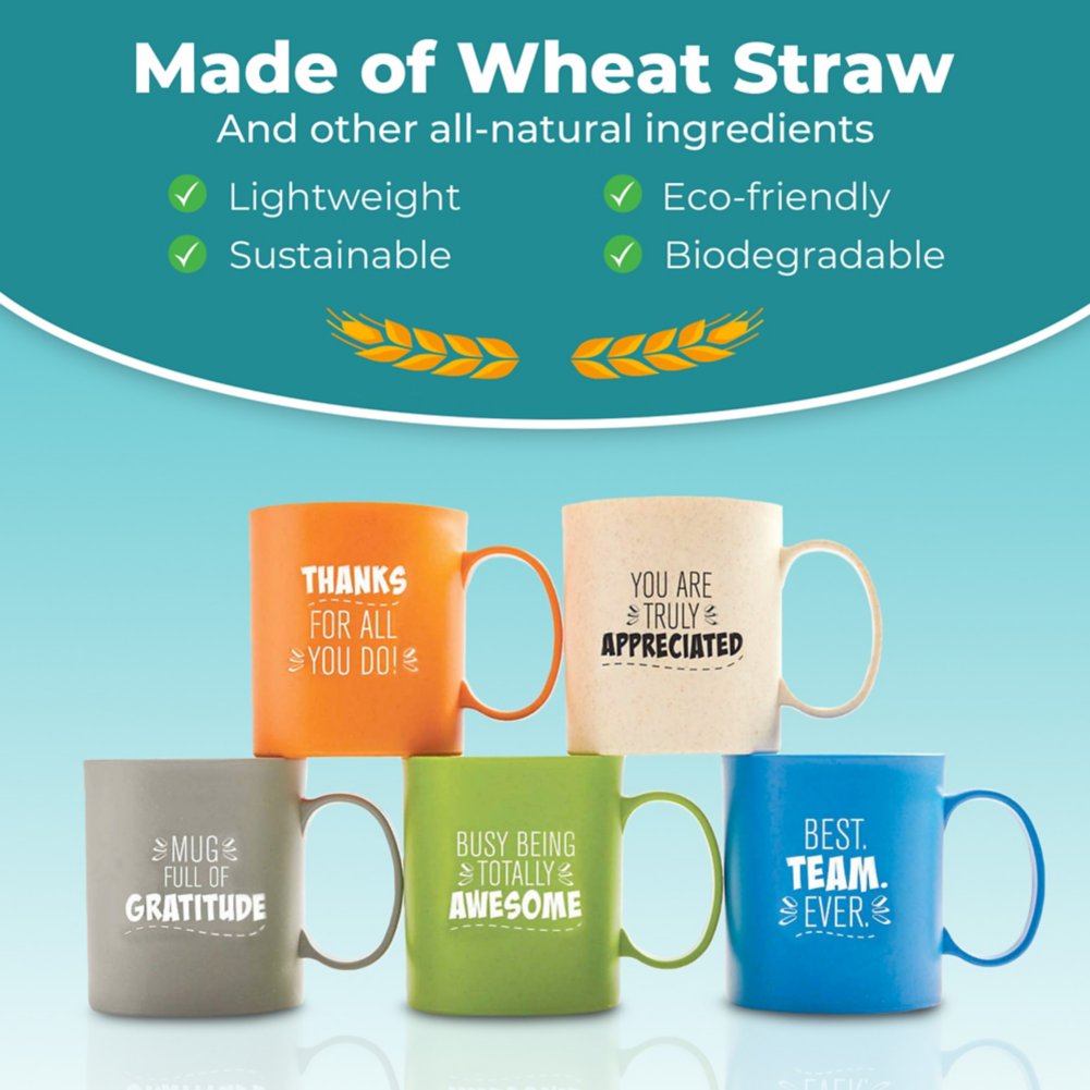 Eco-Smart Wheat Mug - Best Team Ever