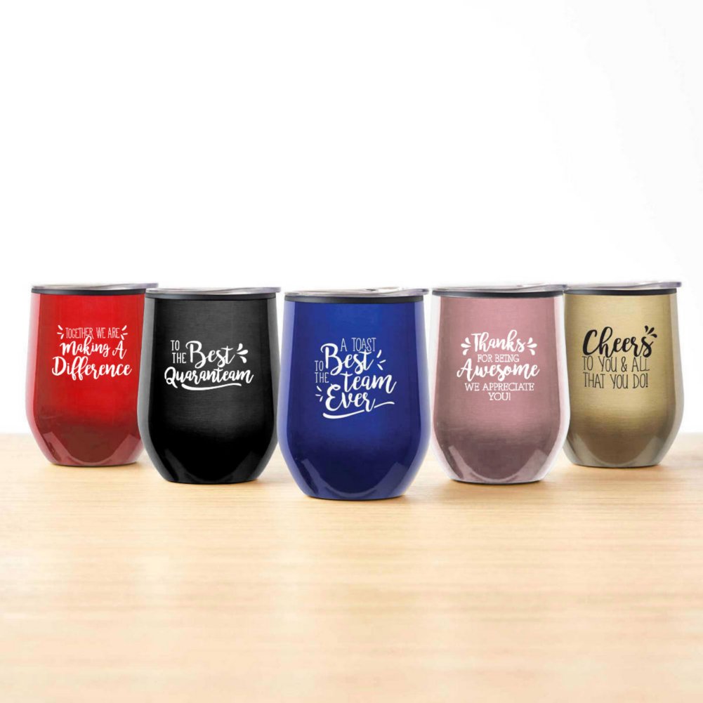 Cheers! Wine Tumbler - Thanks for Being Awesome