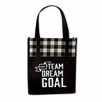 View larger image of Perfectly Plaid Shopper Tote - One Team