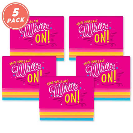 Stick With It Sticky Notes 5-pack - Write On