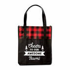View larger image of Perfectly Plaid Shopper Tote - Cheers!