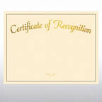 View larger image of Foil Certificate Paper - Certificate of Recognition - Cream