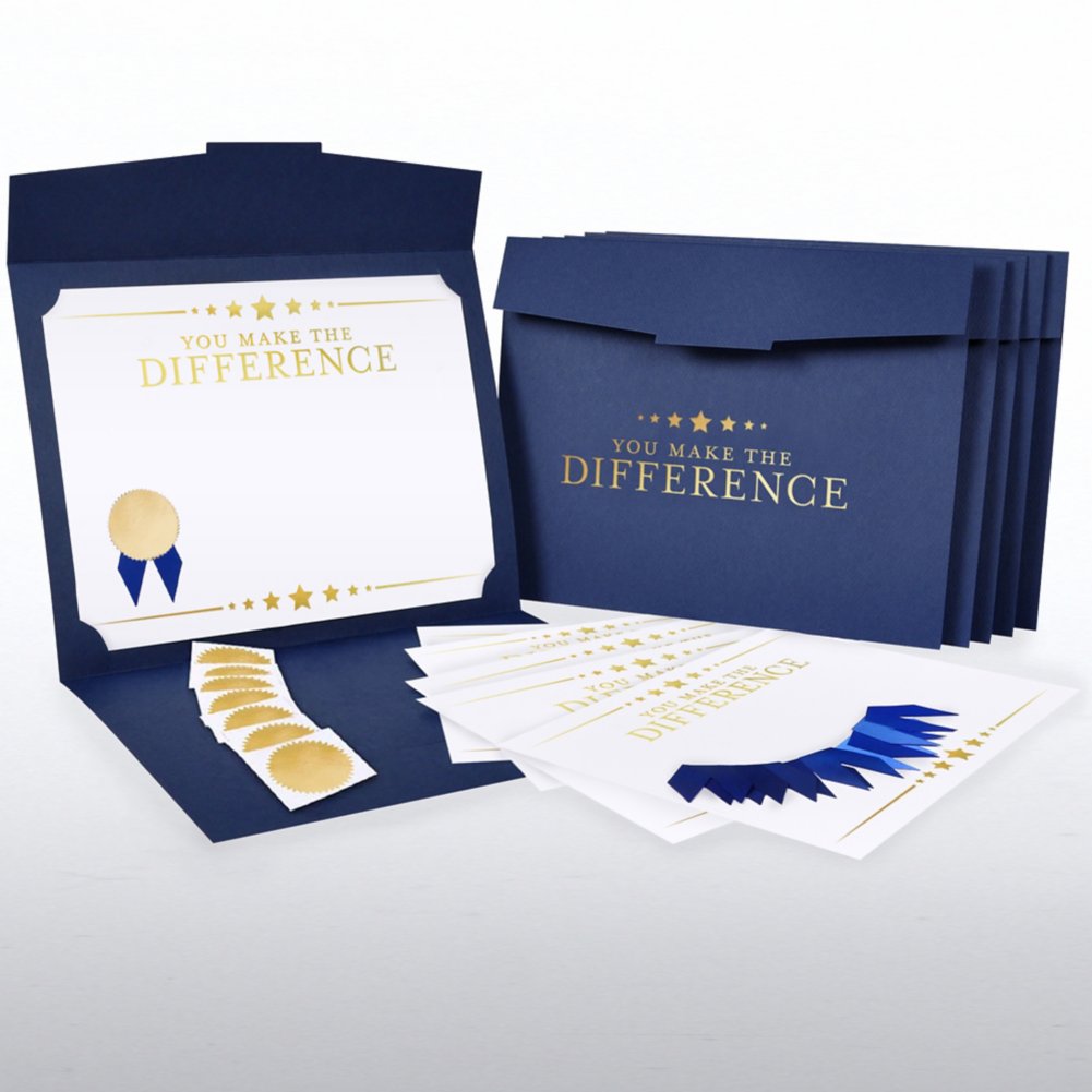 Certificate Paper Bundle - Making a Difference Stars
