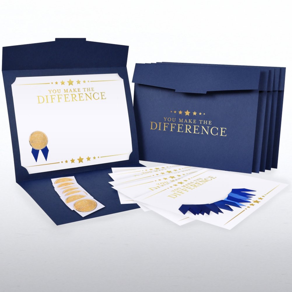 View larger image of Certificate Paper Bundle - Making a Difference Stars
