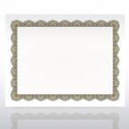 View larger image of Certificate Paper - Regency - Green/Gold