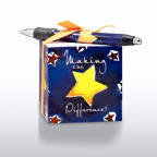 View larger image of Note Cube & Pen Gift Set - Making the Difference
