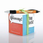 View larger image of Note Cube & Pen Gift Set - Positive Praise