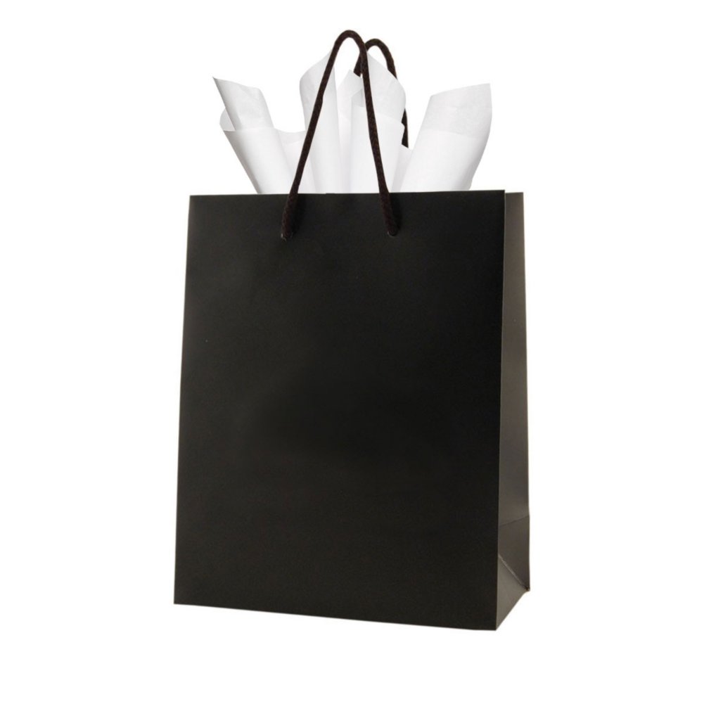 View larger image of Gift Bag - Medium (8 x 4 x 10) - Black