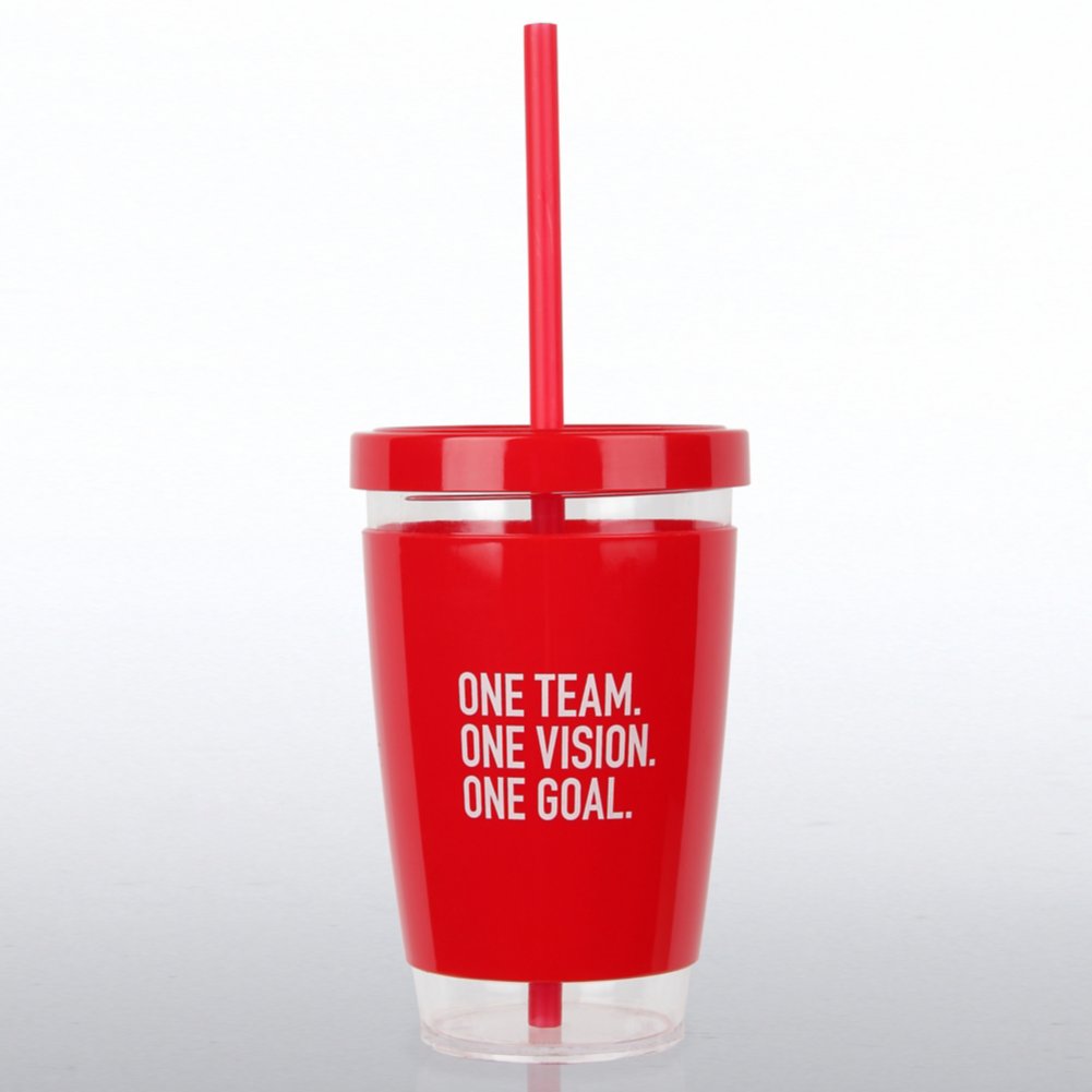 View larger image of Fresh Sips Value Tumbler - One Team. One Vision. One Goal