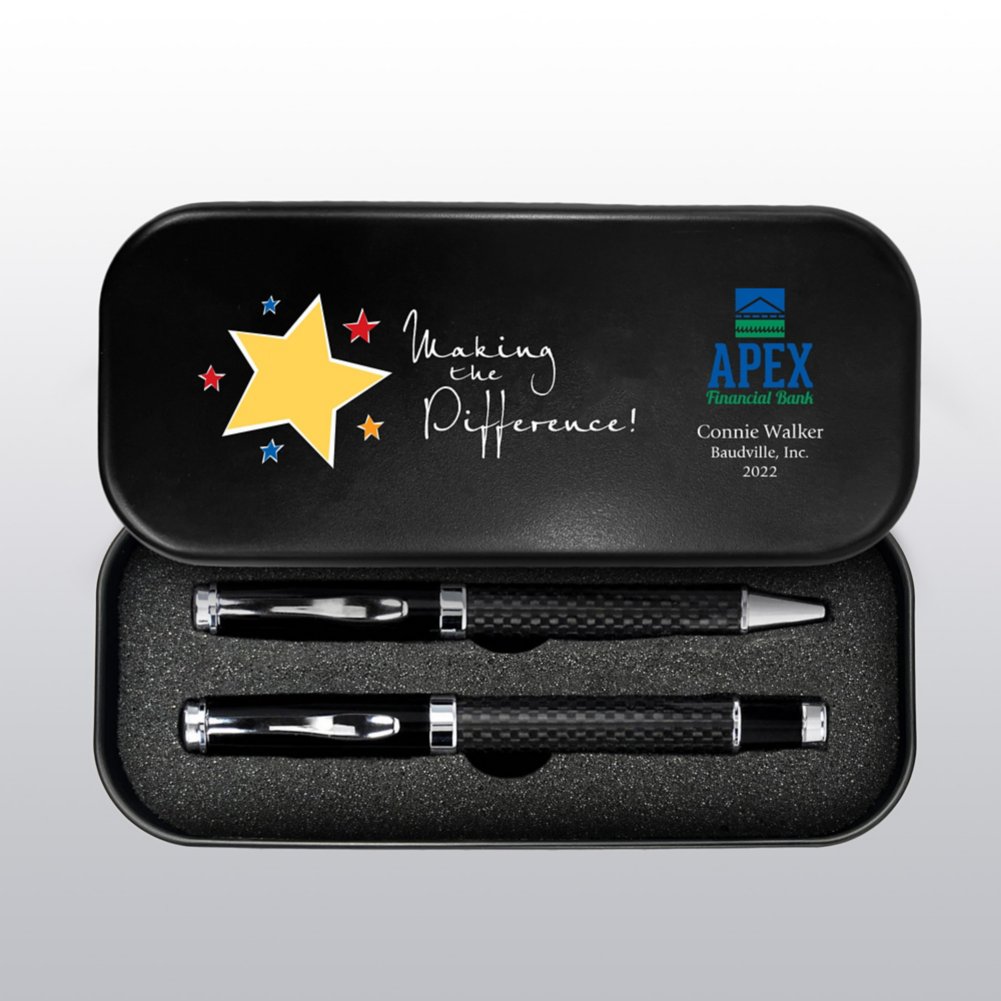 Executive Carbon Fiber Pen Set - Custom