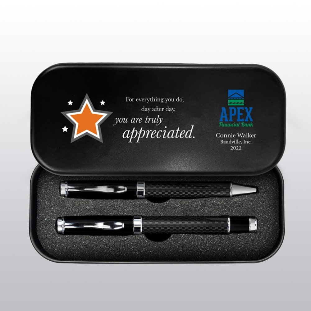 Executive Carbon Fiber Pen Set - Custom