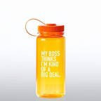 View larger image of Value Wide Mouth Wellness Bottle - My Boss Thinks...
