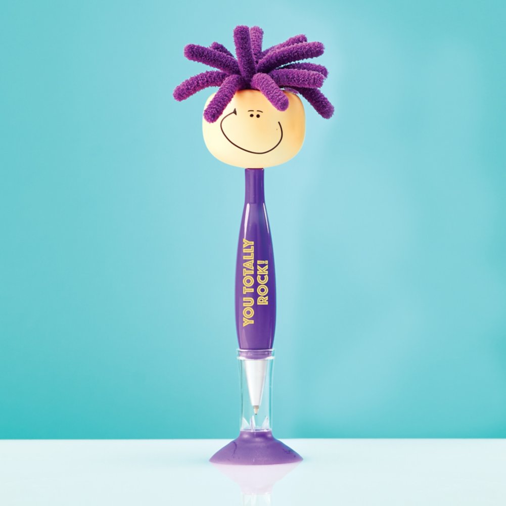 View larger image of Goofy Guy Mop Topper Pen - You Totally Rock!