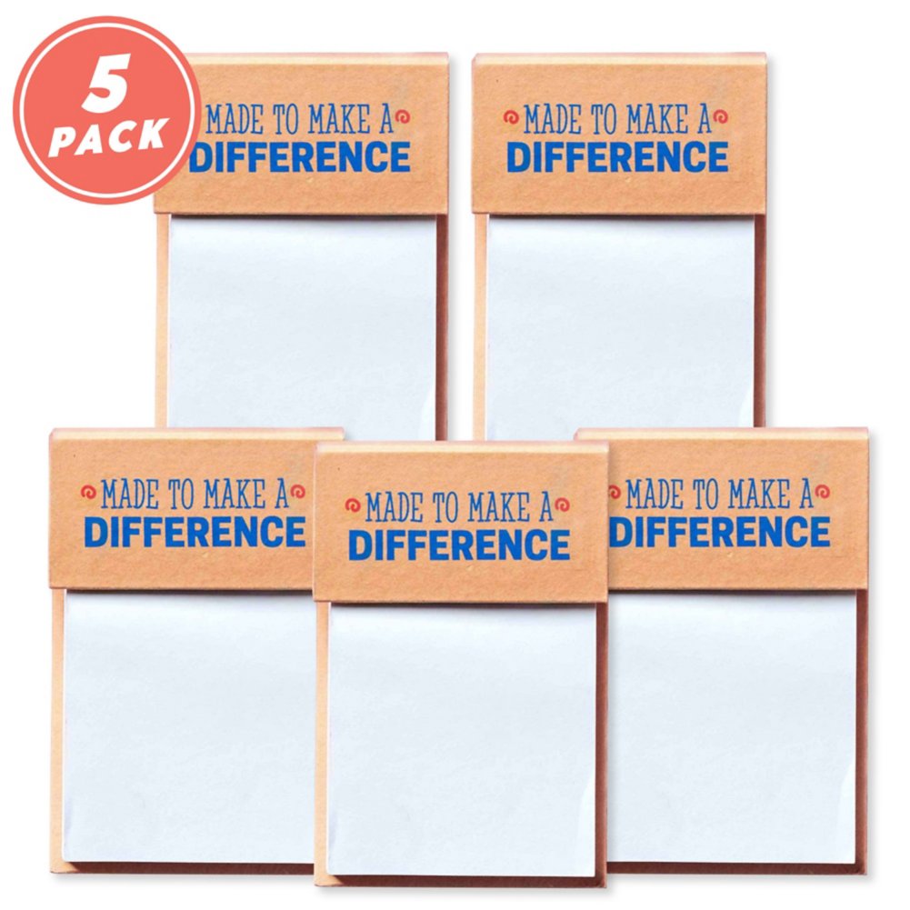 View larger image of Value Sticky Notepad 5-pack - Made To Make A Difference