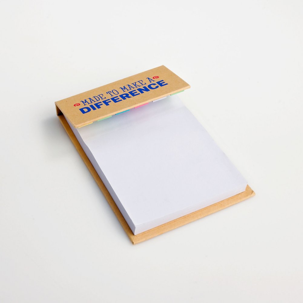 Value Sticky Notepad 5-pack - Made To Make A Difference
