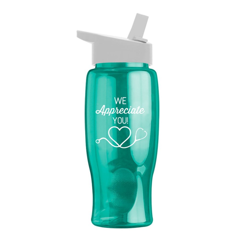 View larger image of Healthcare Water Bottle - We Appreciate You Stethoscope