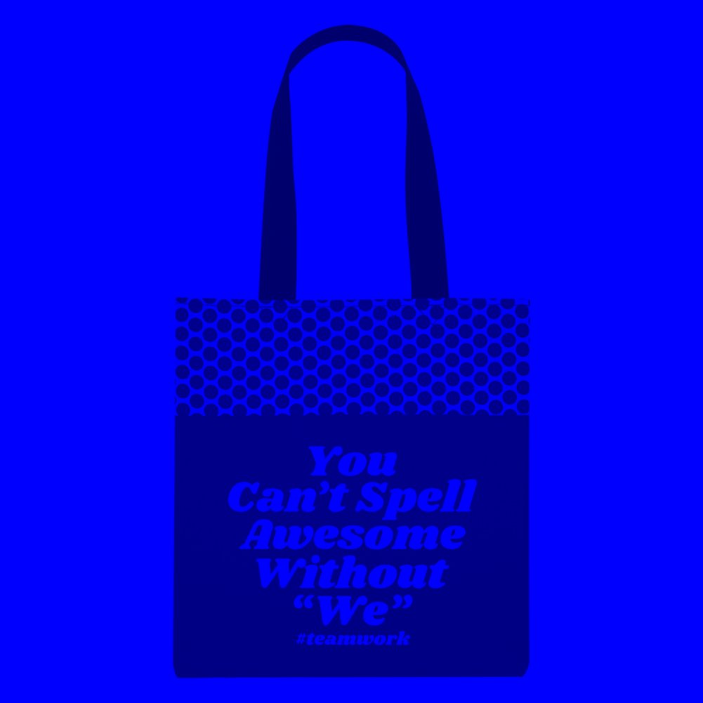 Value Polka Dot Totes You Can t Spell Awesome Without 