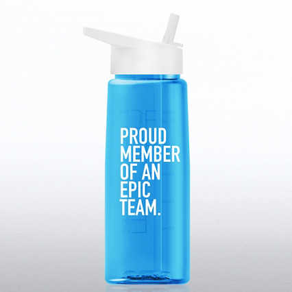Healthy Vibes Water Bottle - Proud Member Of An Epic Team
