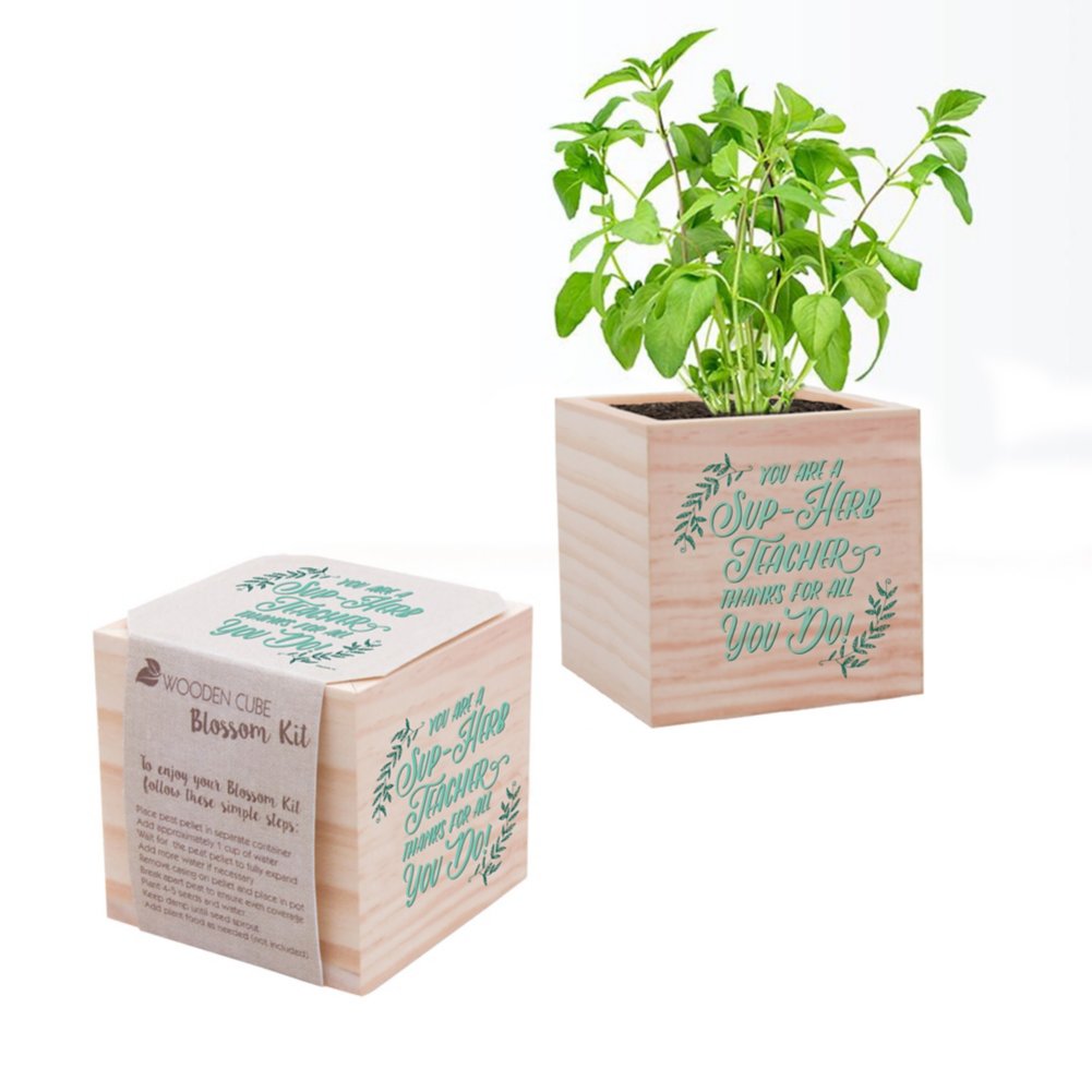 View larger image of Appreciation Plant Cube - Sup-Herb Teacher