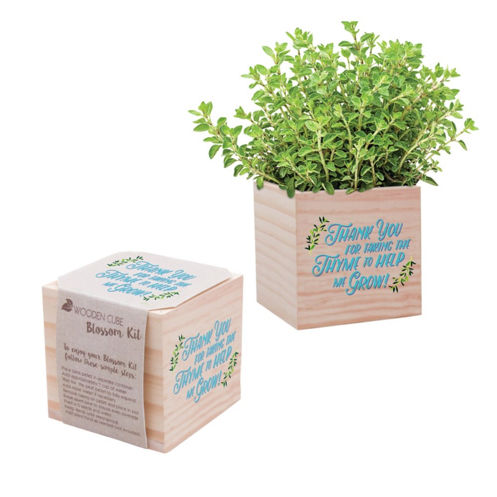 View larger image of Appreciation Plant Cube - Thank You For Taking the Thyme