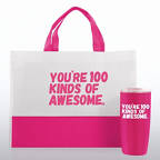 View larger image of Tumbler and Tote Value Gift Set - 100 Kinds Of Awesome