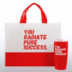 View larger image of Tumbler and Tote Value Gift Set - You Radiate Pure Success