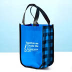 View larger image of Buffalo Check Tote Bag - Together We Make The Difference