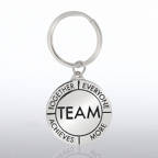 View larger image of Nickel-Finish Key Chain - TEAM