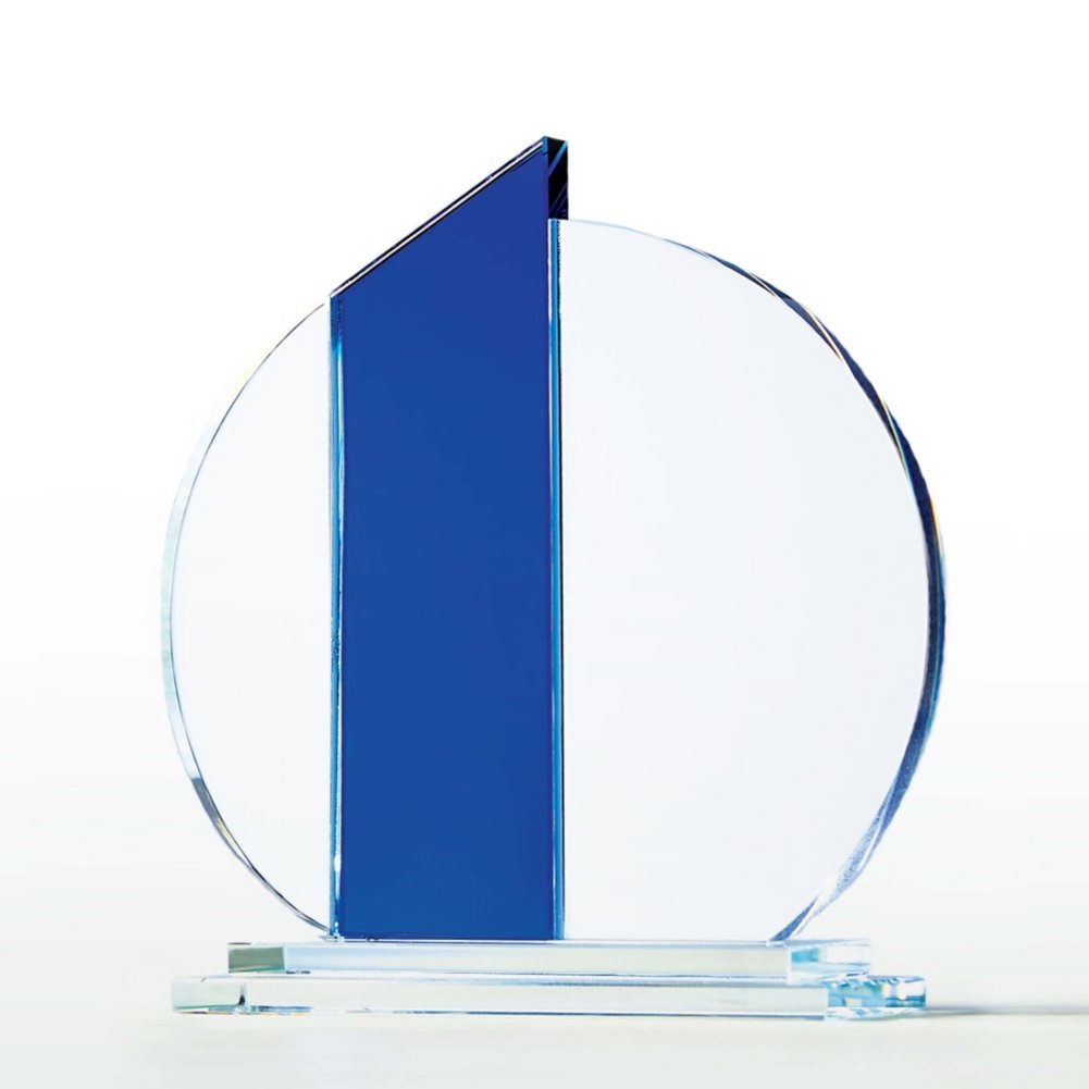 Blue Banded Trophy - Circle