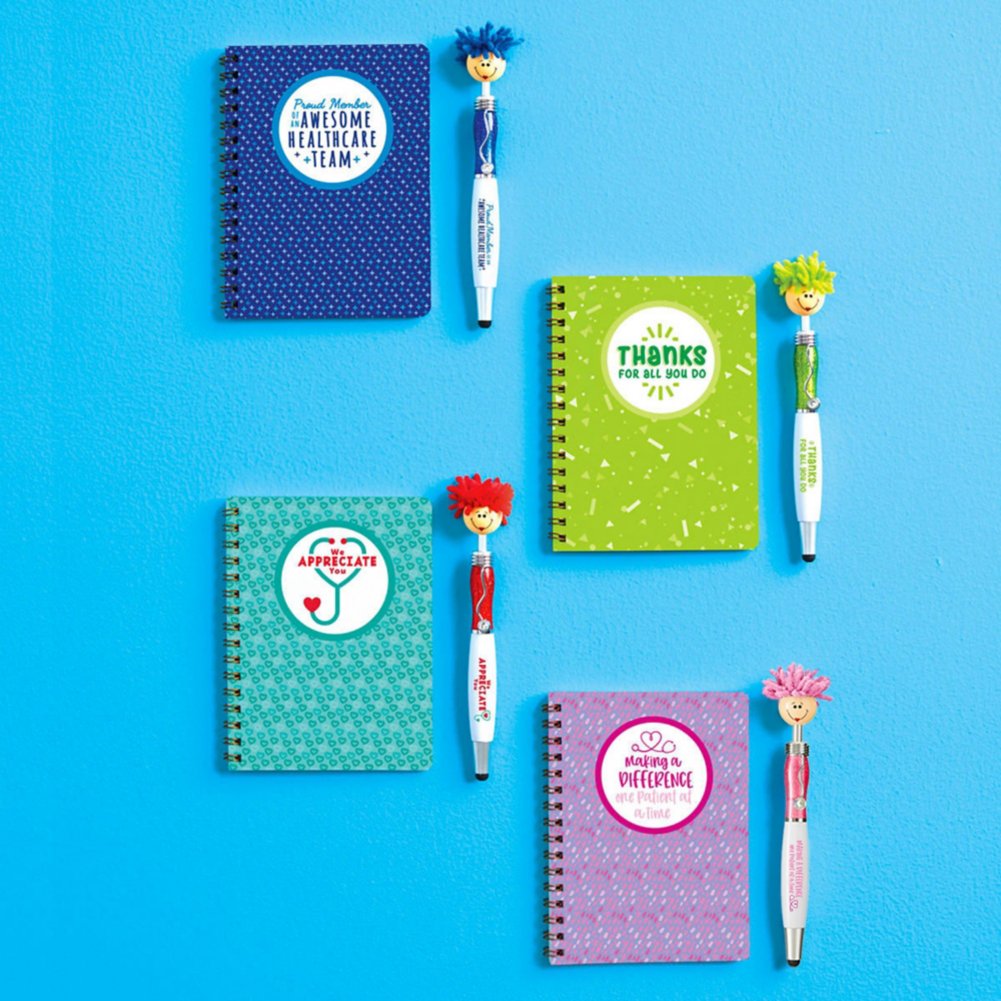 Goofy Gal Mop Topper Pen & Mini Notebook Set - Thanks