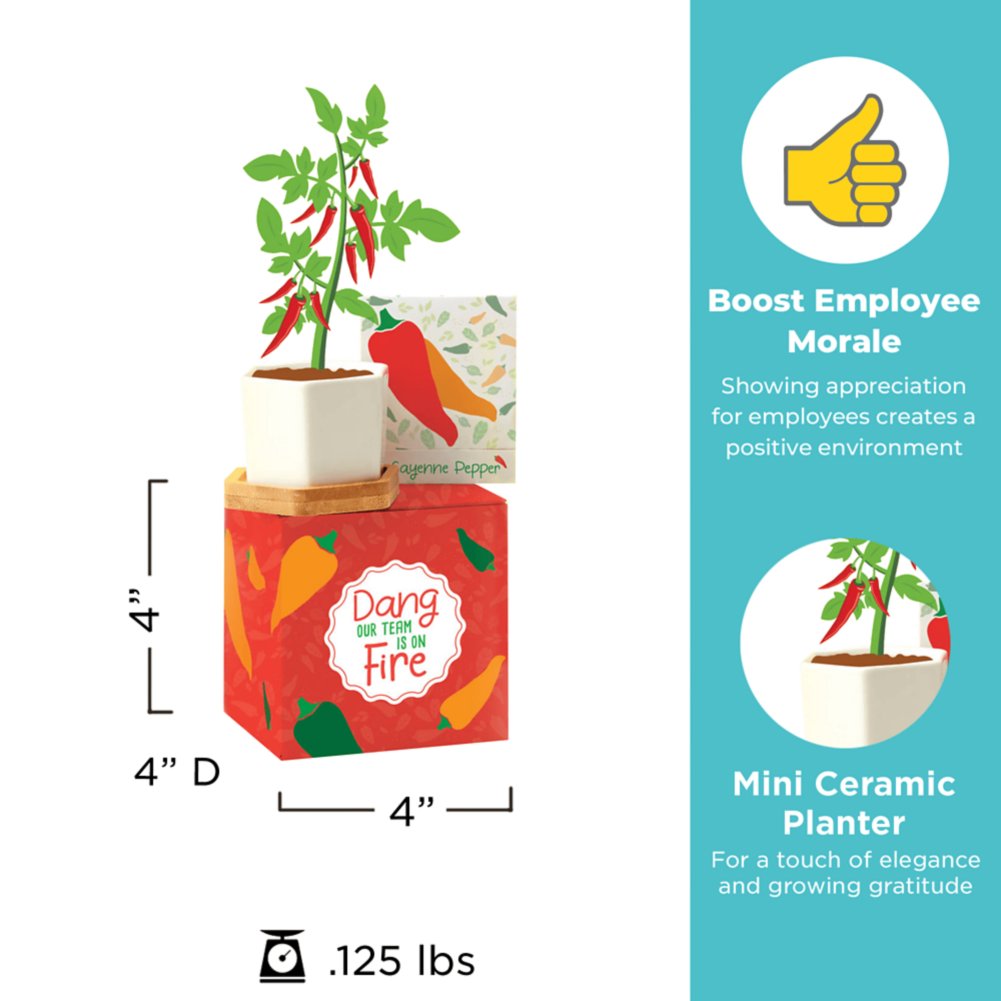 Perfect Match Planter & Seed Set - Pepper